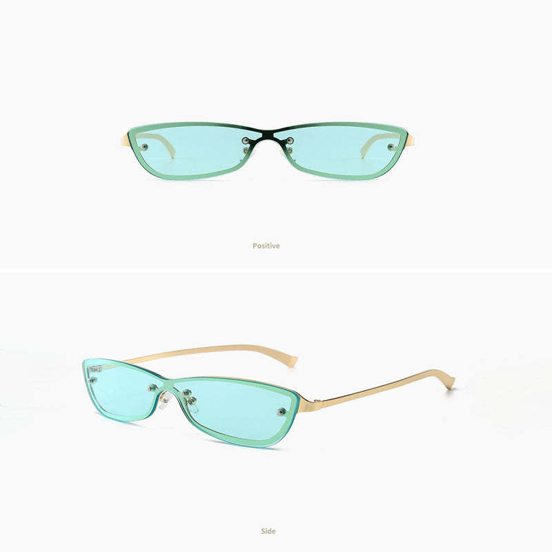Stylish Personality One-piece Small Frame Sunglasses