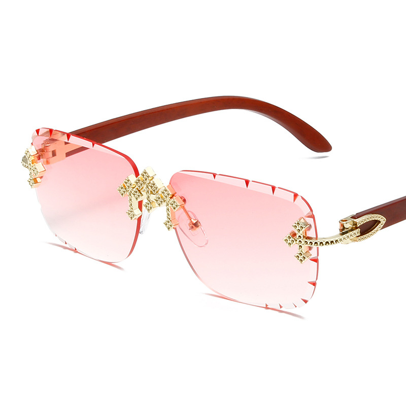Fashionable Patterned Frameless Sunglasses