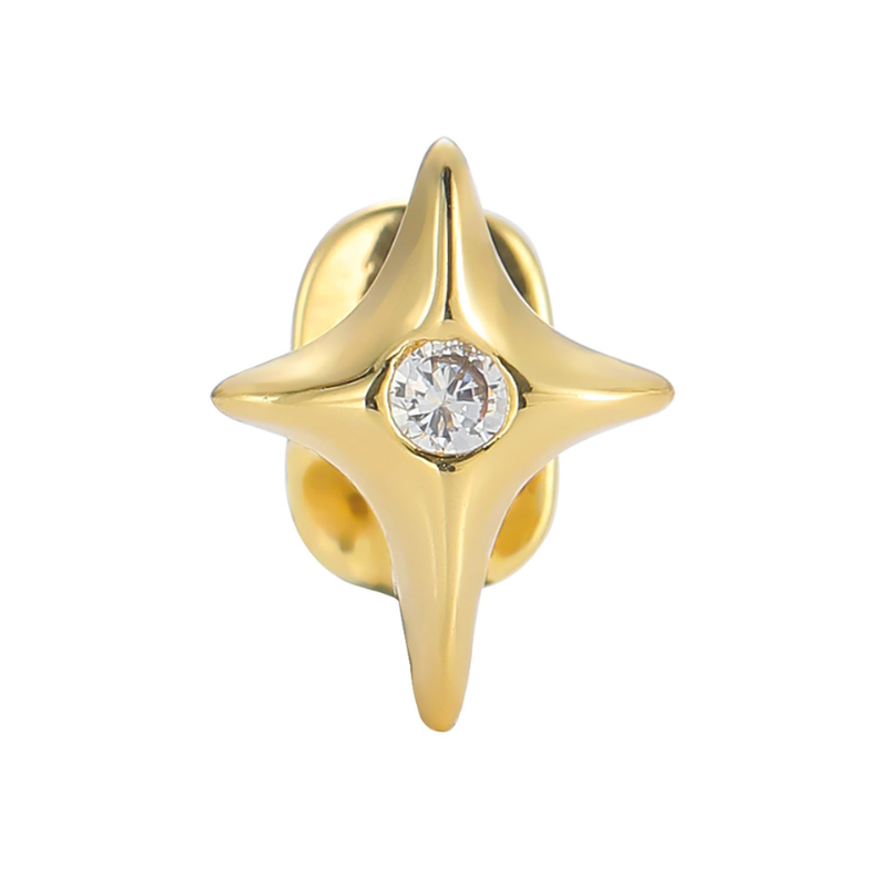 Moissanite Pentagram Creative Grillz