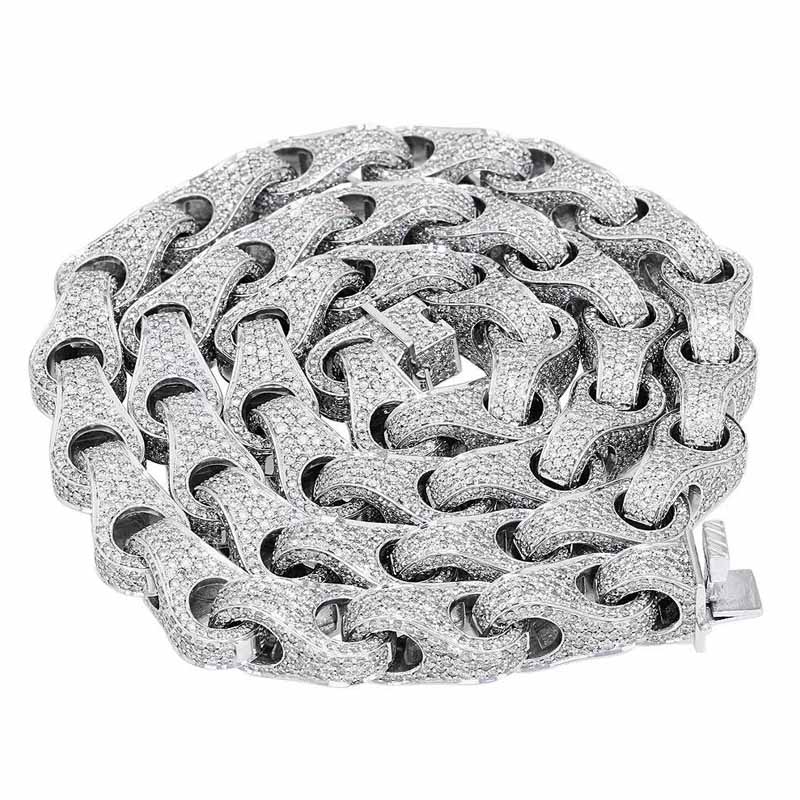 Moissanite Hip Hop Personalized Cylinder Cross Bracelet