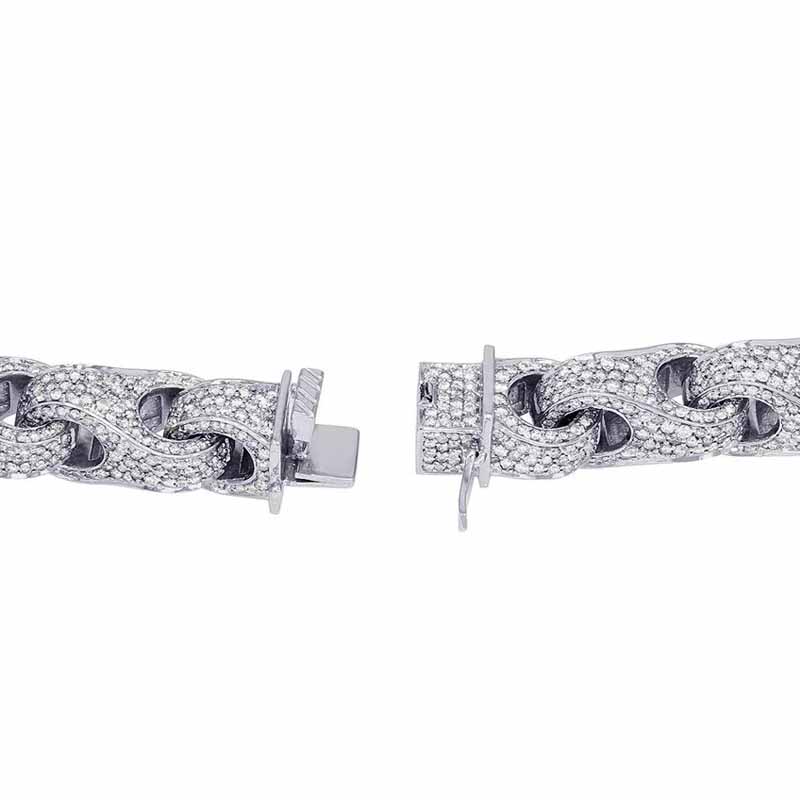 Moissanite Hip Hop Personalized Cylinder Cross Bracelet