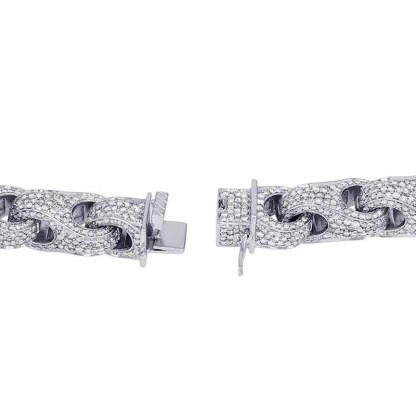 Moissanite Hip Hop Personalized Cylinder Cross Bracelet