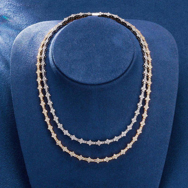 6.5mm S925 Moissanite Featured Tennis Chain
