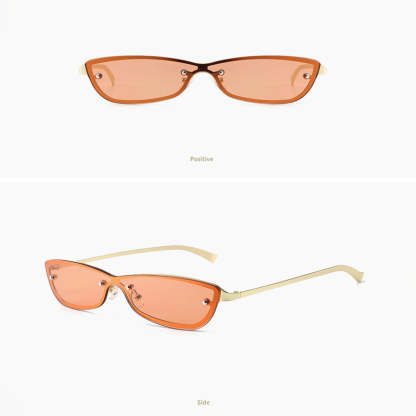 Stylish Personality One-piece Small Frame Sunglasses
