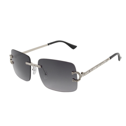 Fashion Frameless Diamond Sunglasses