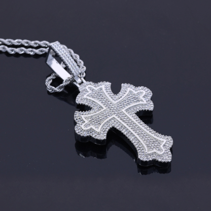 New Moissanite Cross Pendant