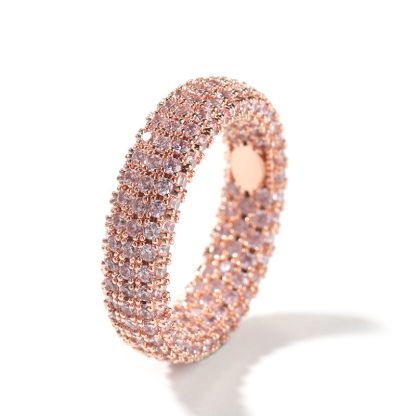 Moissanite Simple Luxury Full Diamond Ring