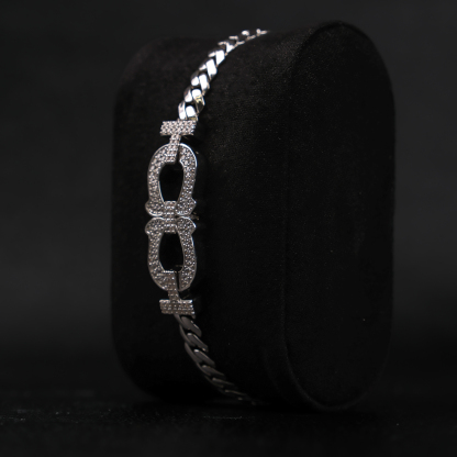 Moissanite Horseshoe Buckle Bracelet
