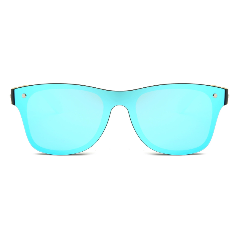 Classic Bamboo Temples Wayfarer Sunglasses