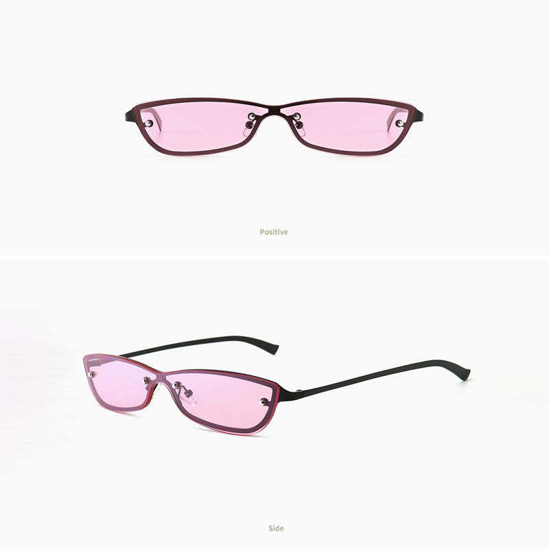 Stylish Personality One-piece Small Frame Sunglasses