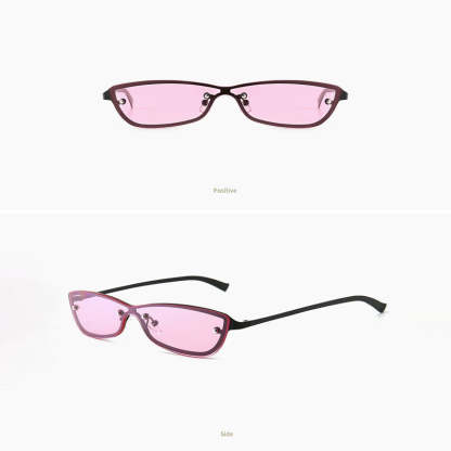 Stylish Personality One-piece Small Frame Sunglasses