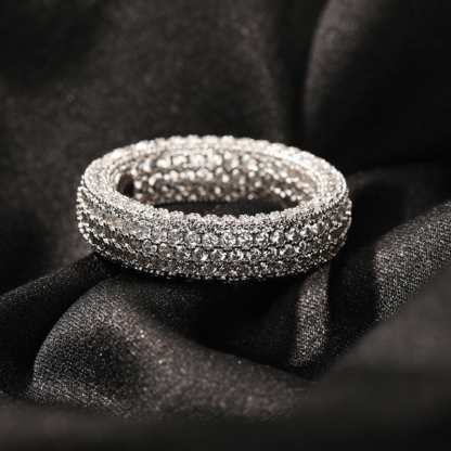 Moissanite Simple Luxury Full Diamond Ring