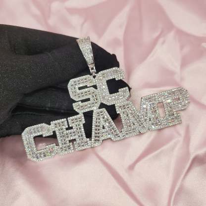 Moissanite Letter Custom Necklace