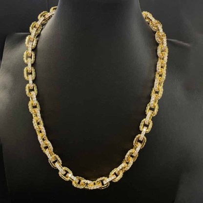 Moissanite Hip Hop Miami Box Clasp Bracelet