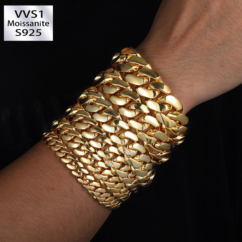 10mm/12mm/14mm/16mm/18mm/20mm Classic Big Cuban Bracelet