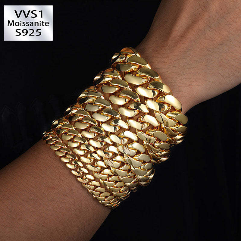 10mm/12mm/14mm/16mm/18mm/20mm Classic Big Cuban Bracelet