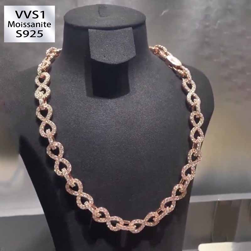 Custom Infinity "∞" Moissanite Jewellery Chains