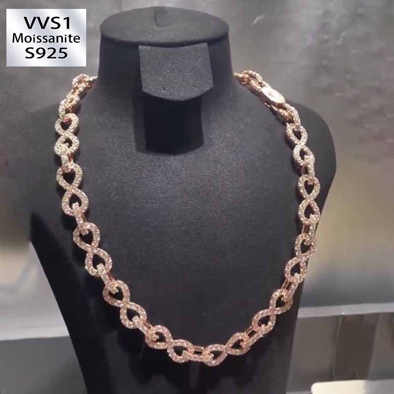 Custom Infinity "∞" Moissanite Jewellery Chains