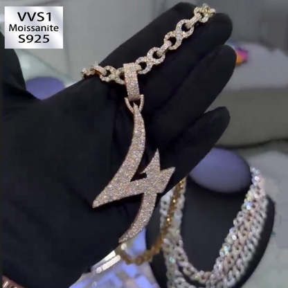 Mosaic Set 4 Moissanite Pendant