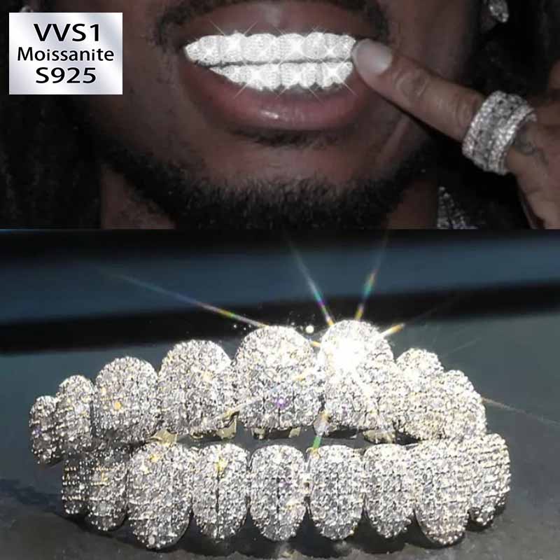 Moissanite Hip Hop Classic Grillz