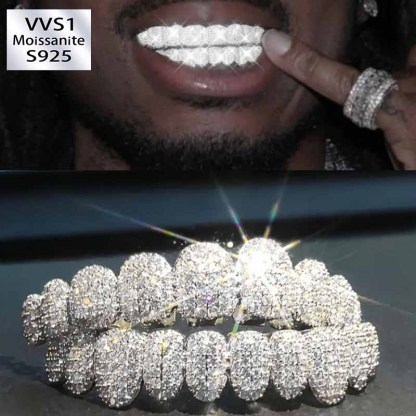 Moissanite Hip Hop Classic Grillz