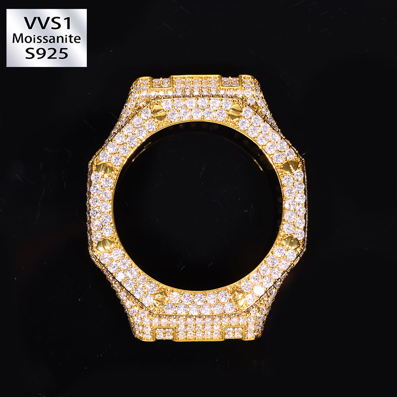 Moissanite Iced Out  Bezel For GA2100GB-A1 Watch