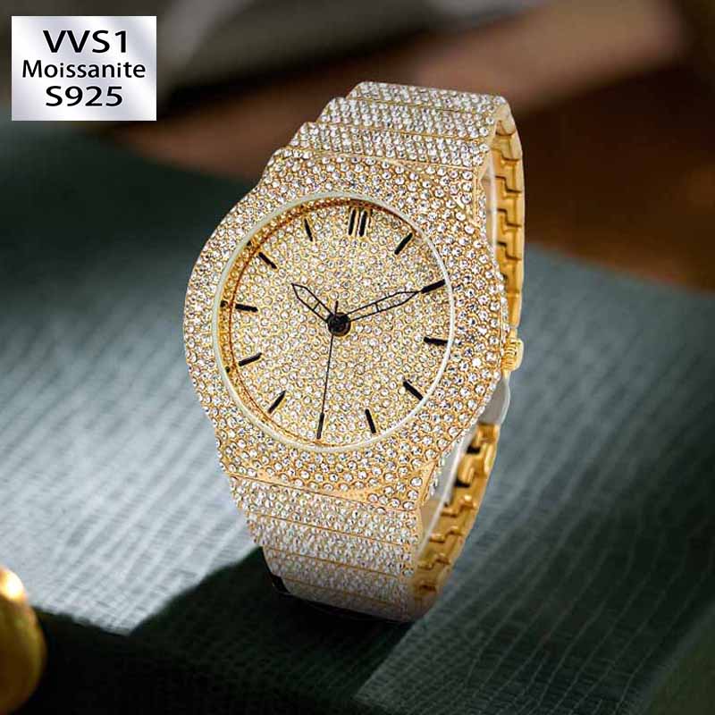 Moissanite Luxury Full Diamond Watch