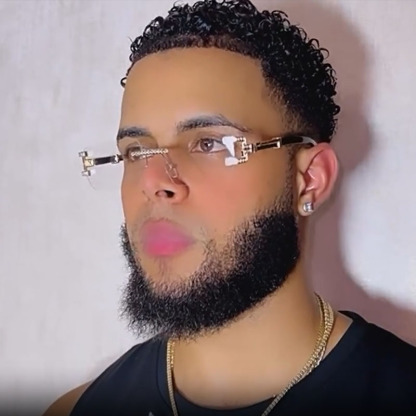 Personalized Stylish Rimless Cut Edge Sunglasses