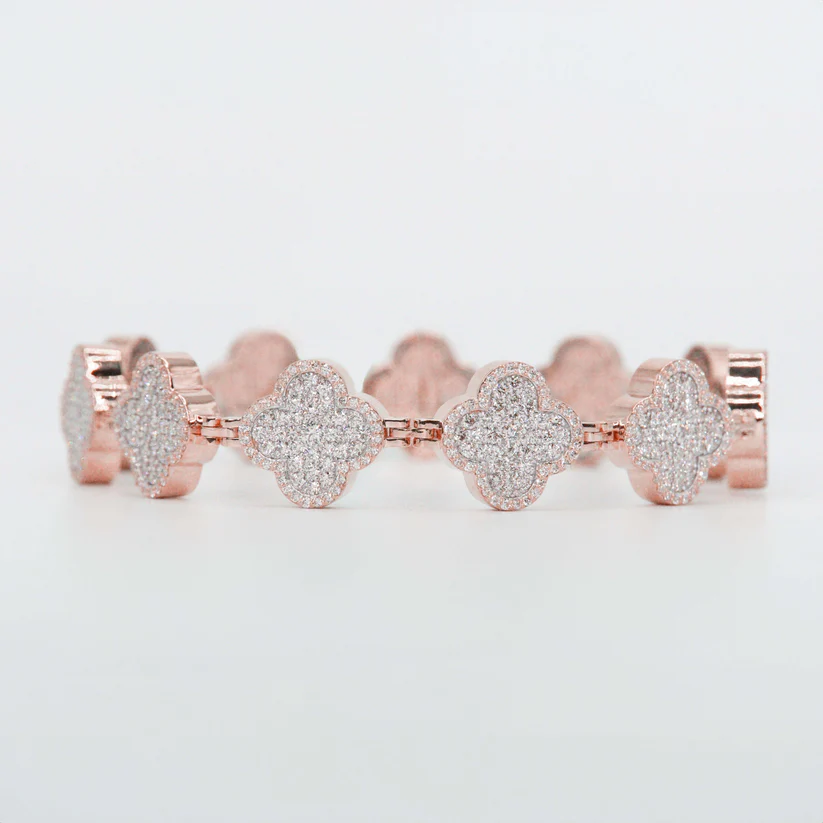 S925 Silver Moissanite Lucky Bracelet