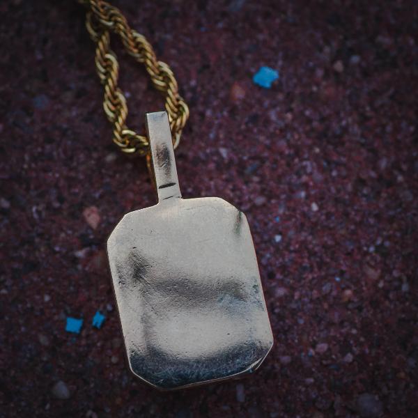 Moissanite Ruby Red Rope Chain Pendant