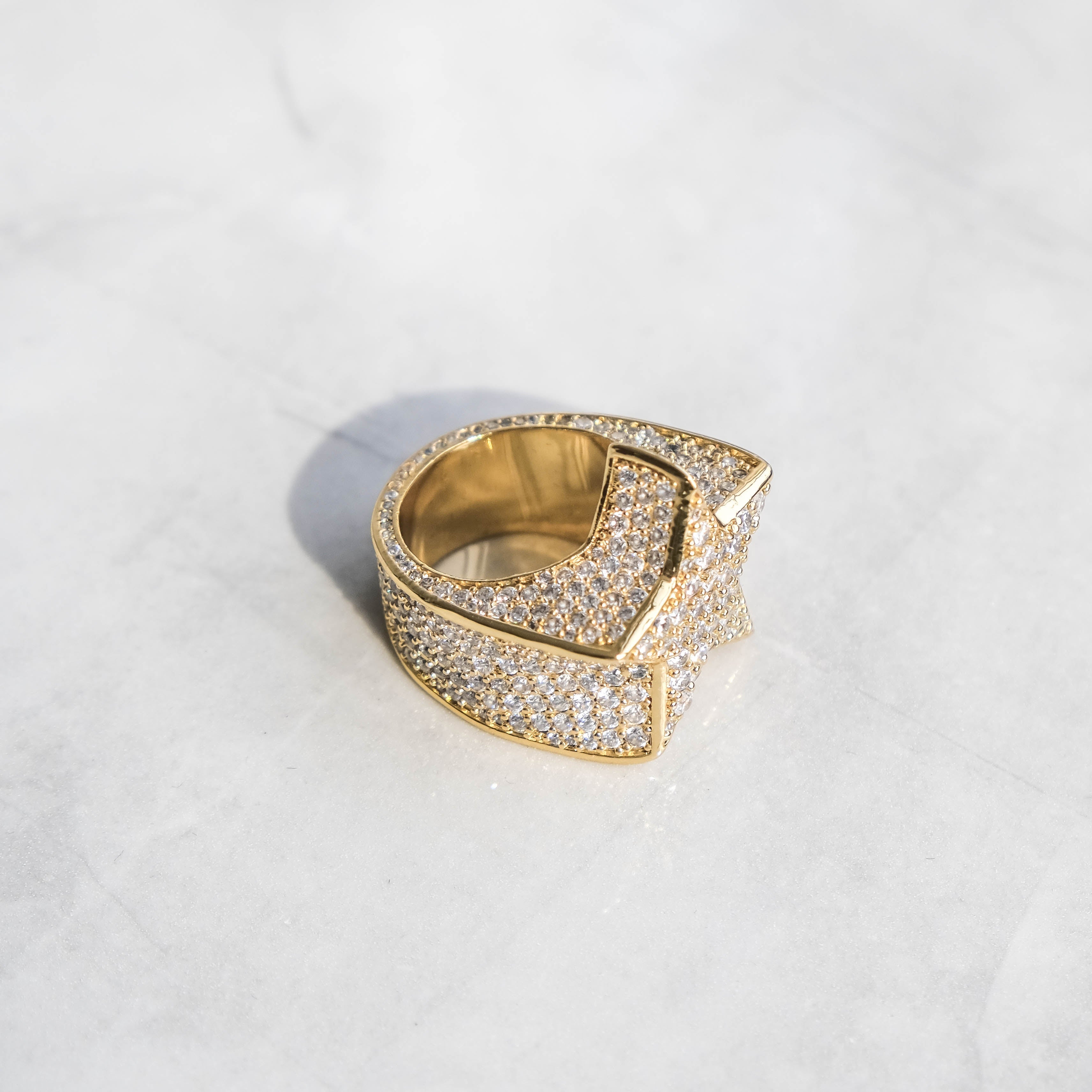 Diamond Star Ring 18k Gold - 6IX ICE