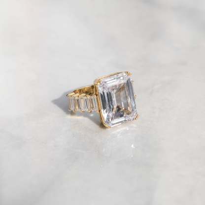 Emerald Cut Diamond Ring - 6IX ICE