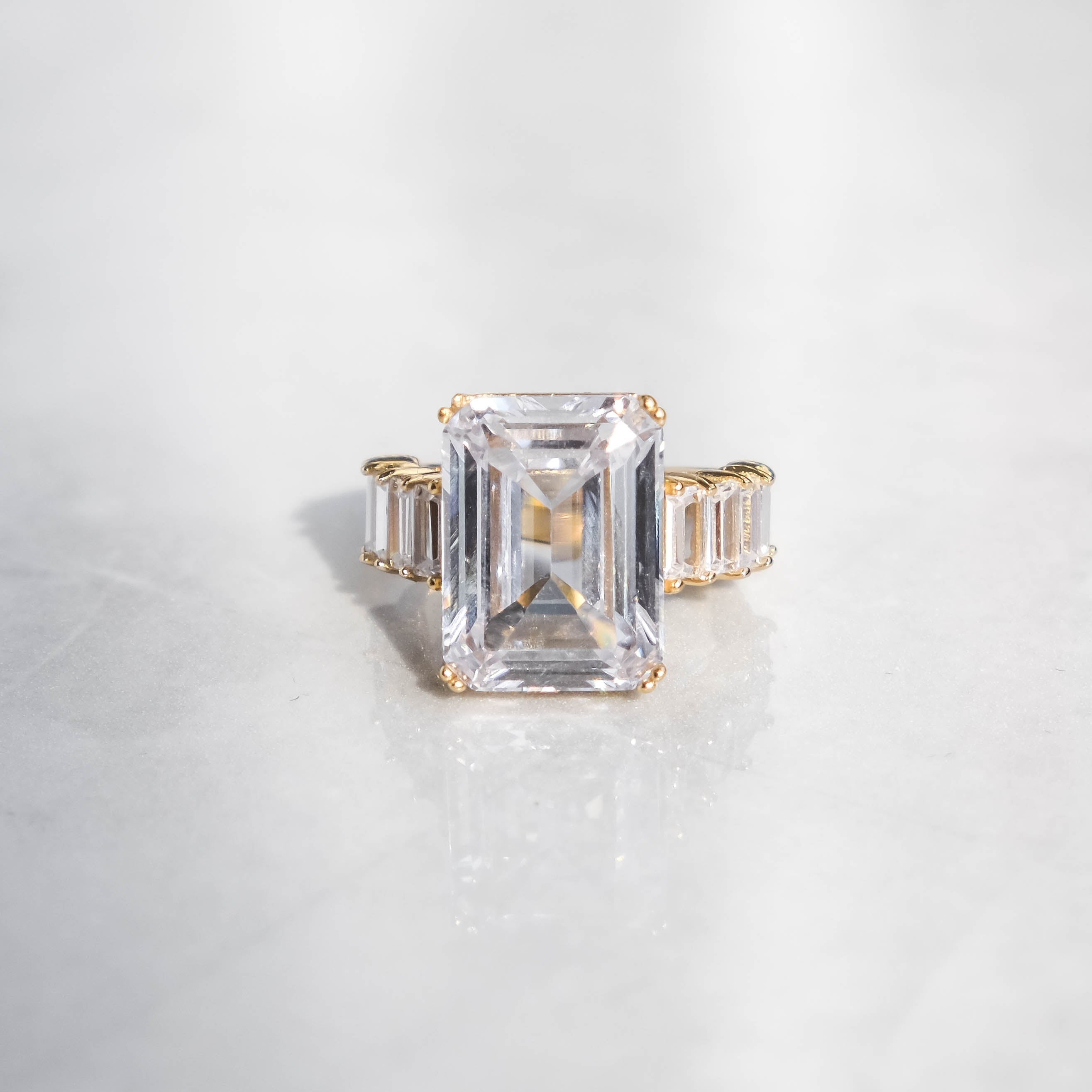 Emerald Cut Diamond Ring - 6IX ICE