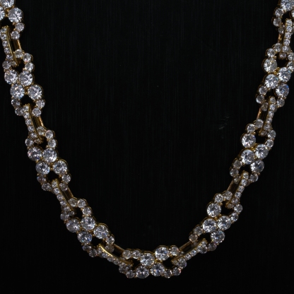 Hip-Hop Moissanite Infinite Loop Necklace