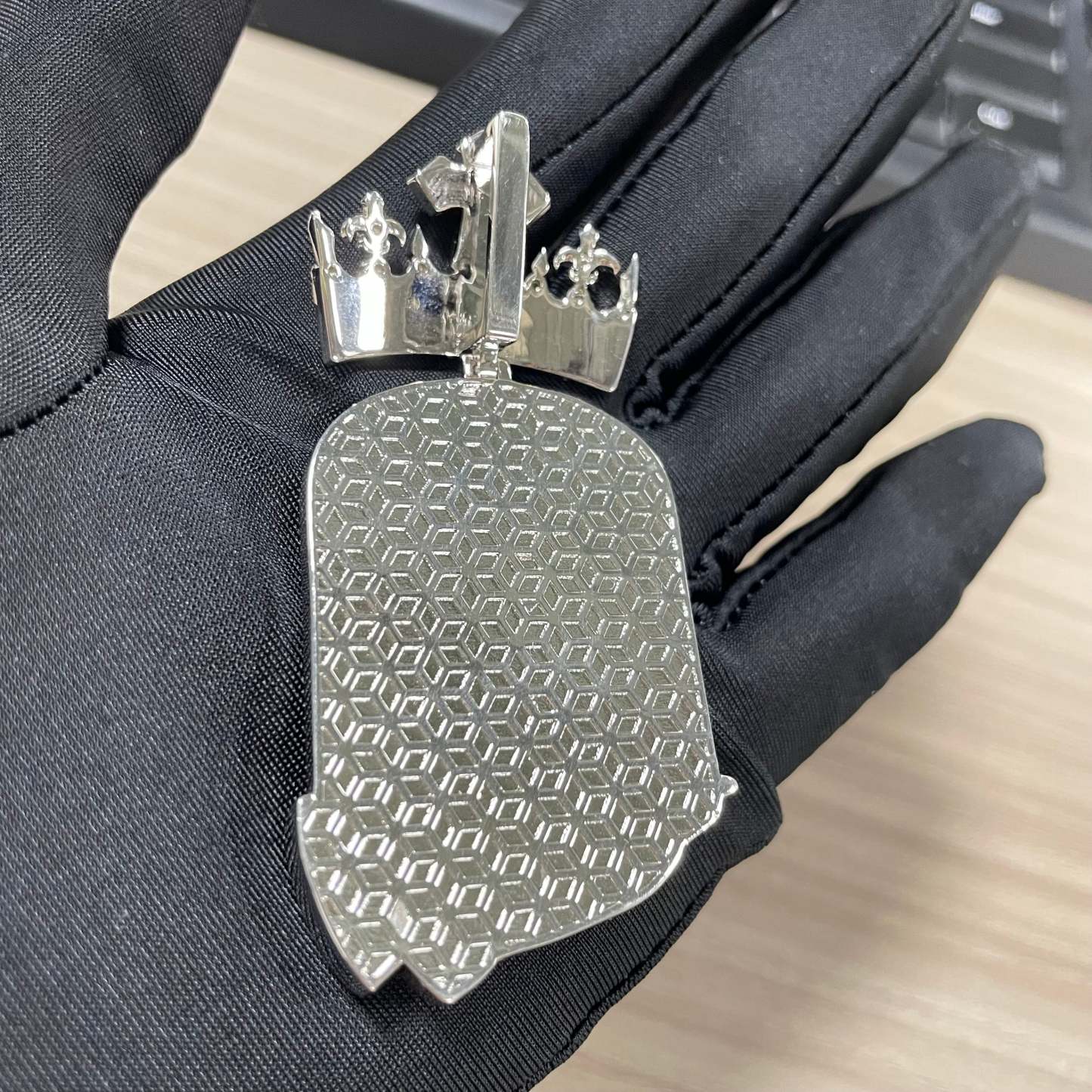 S925 Moissanite Photo Frame Pendant