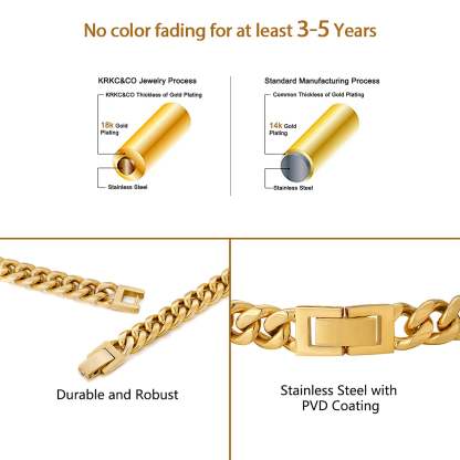 8mm Miami Cuban Link Bracelet KRKC'