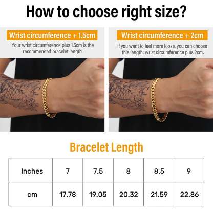 8mm Miami Cuban Link Bracelet KRKC