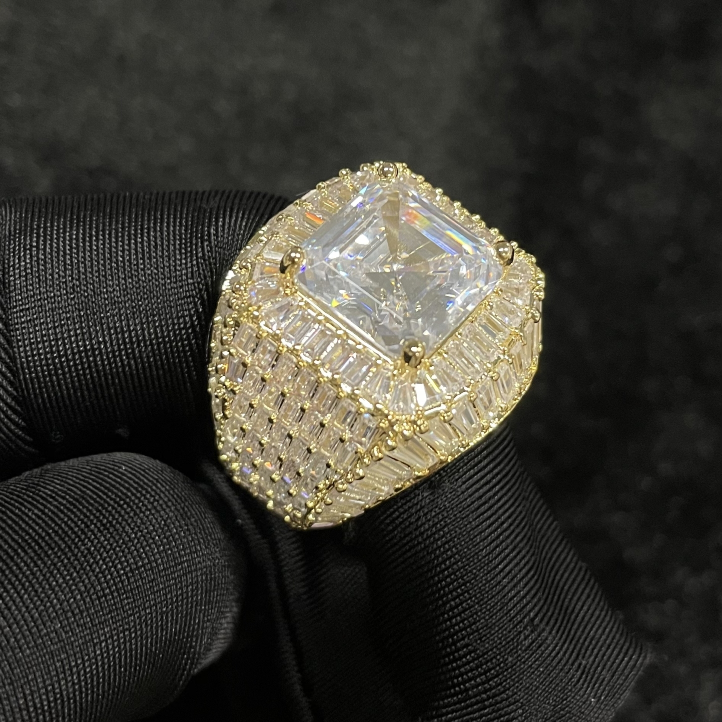 Moissanite Layered Diamond Ring