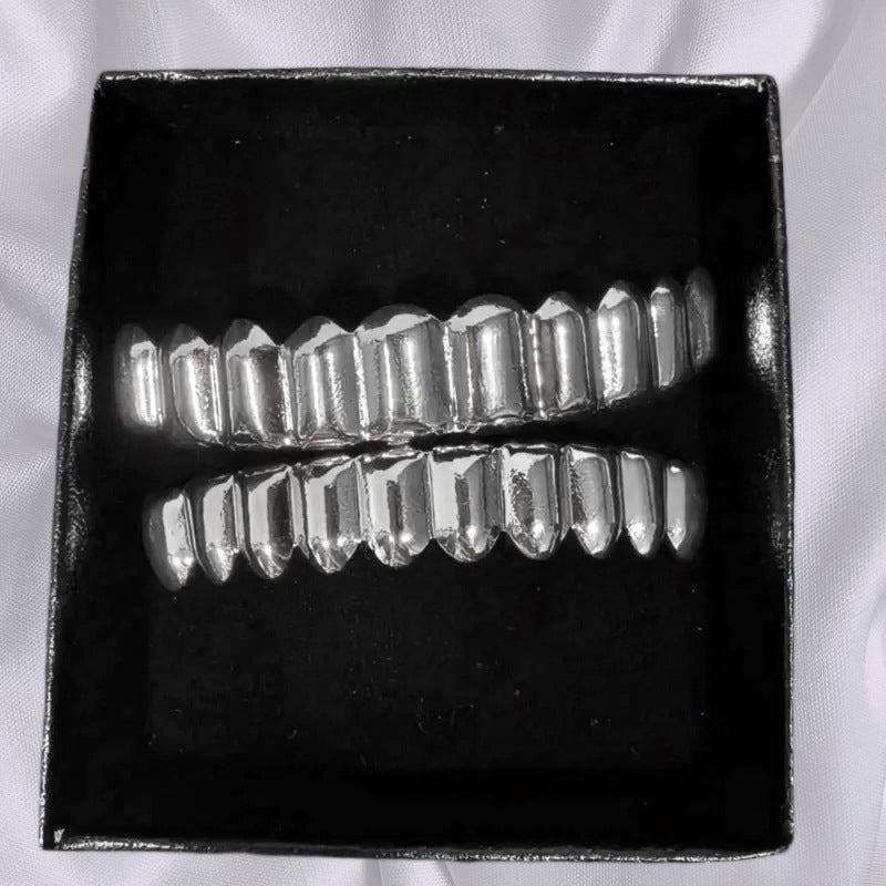 Hip-Hop Rapper 10-tooth 24K Gold Plated Grillz