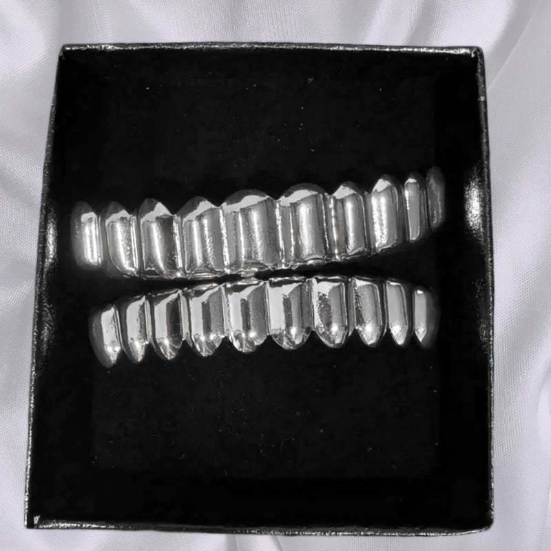 Hip-Hop Rapper 10-tooth 24K Gold Plated Grillz