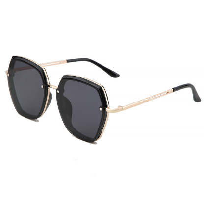 Retro Chic Geometric UV Protection Sunglasses