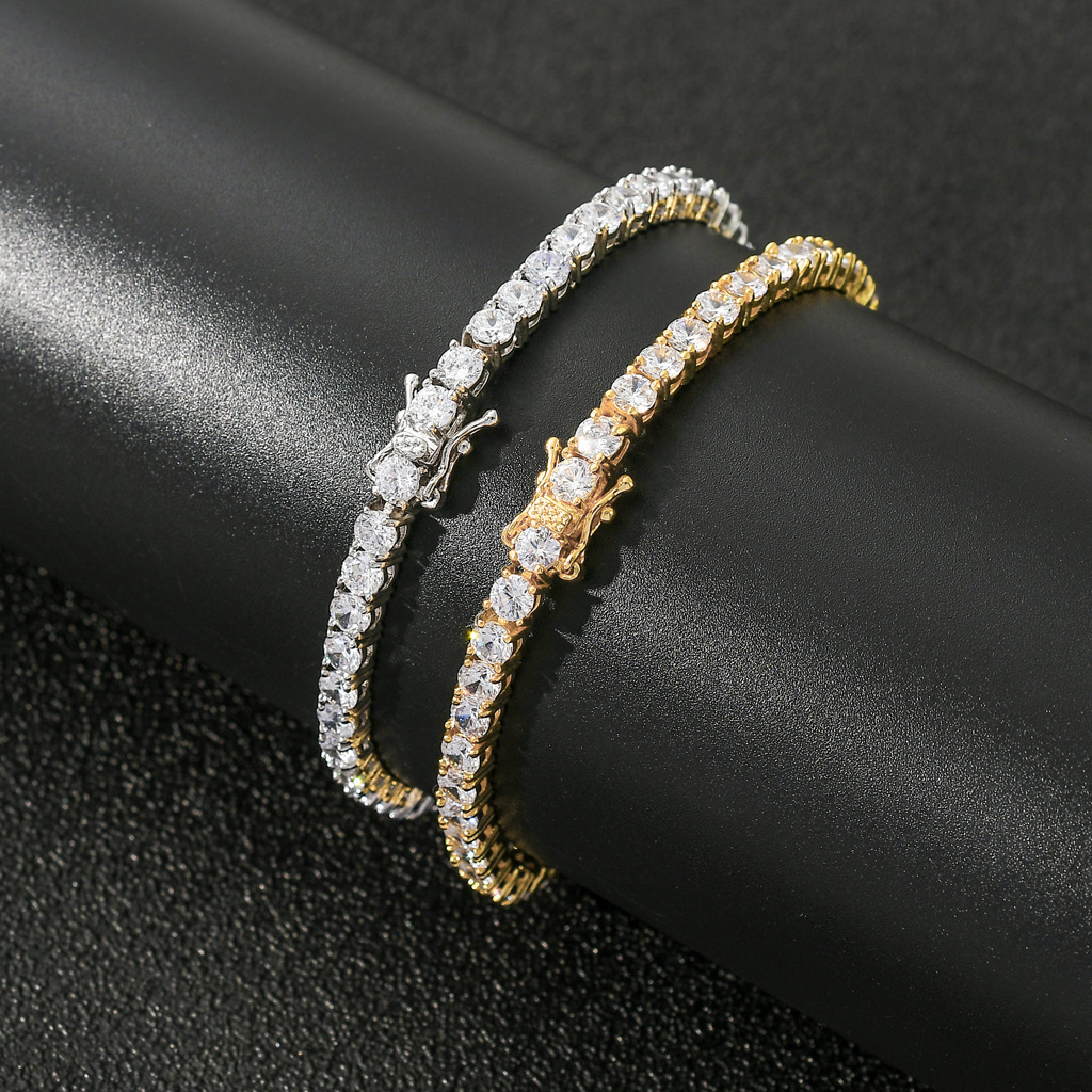 S925 Moissanite Tennis Bracelet For Men