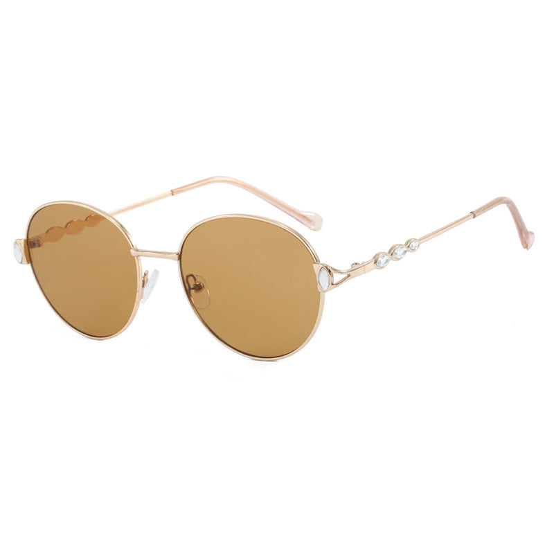 Fashion Round Diamond Sunglasses