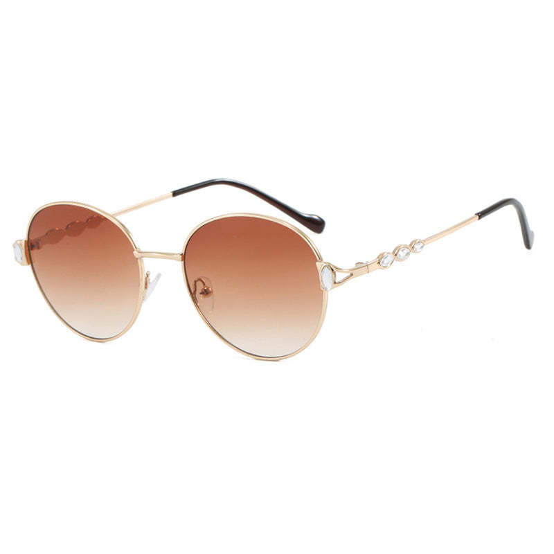 Fashion Round Diamond Sunglasses