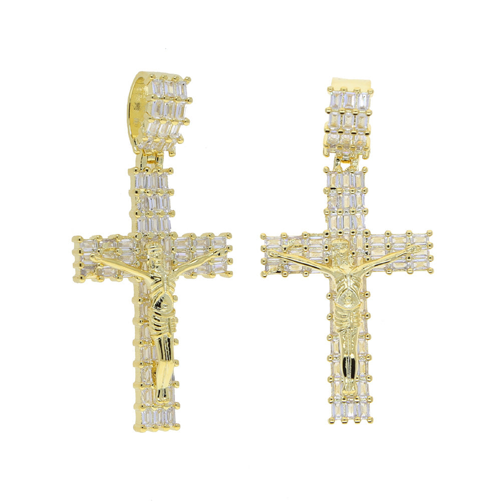 New Moissanite Cross Pendant