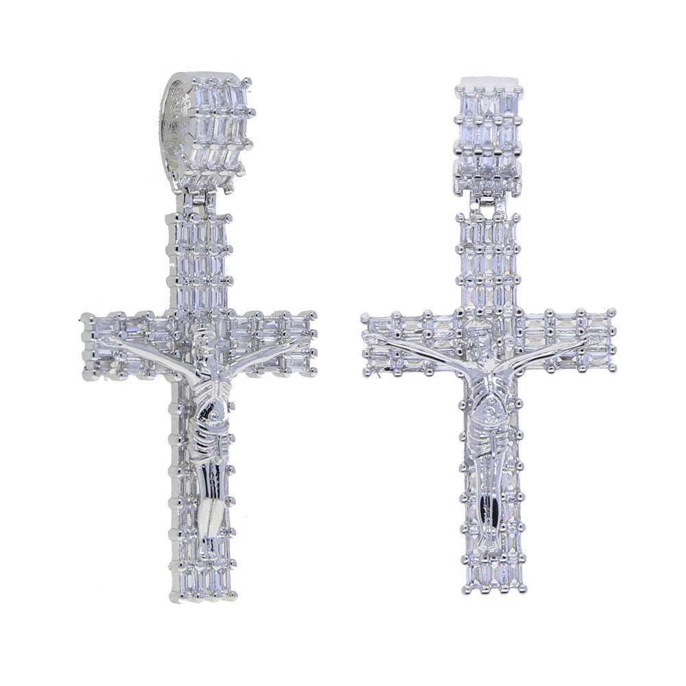 New Moissanite Cross Pendant