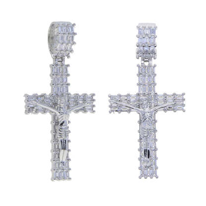 New Moissanite Cross Pendant