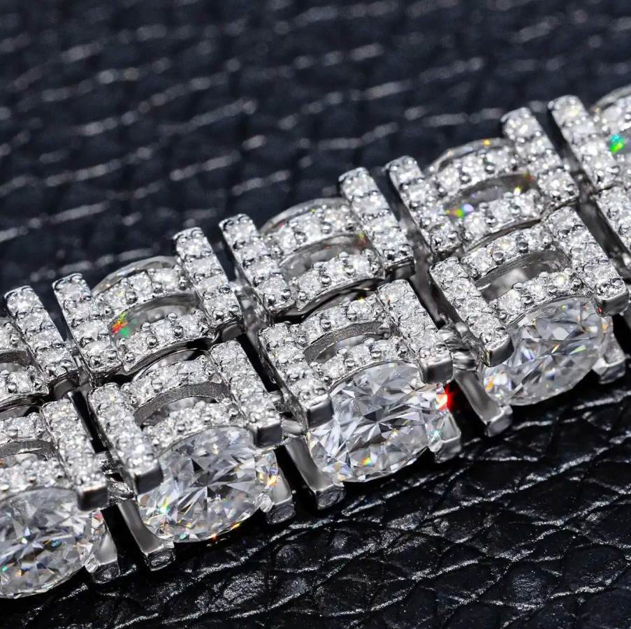 5mm Moissanite Tennis Chain Hip-Hop Bracelet