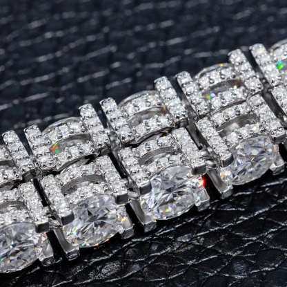 5mm Moissanite Tennis Chain Hip-Hop Bracelet