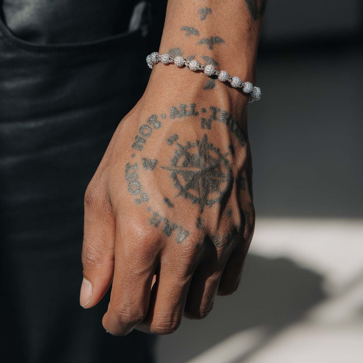 8mm Moissanite Beads Bracelet